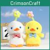 Adorable Plush Duck Keychain Cute Chick Hanging Doll Soft Toy For Bags And Accessories
