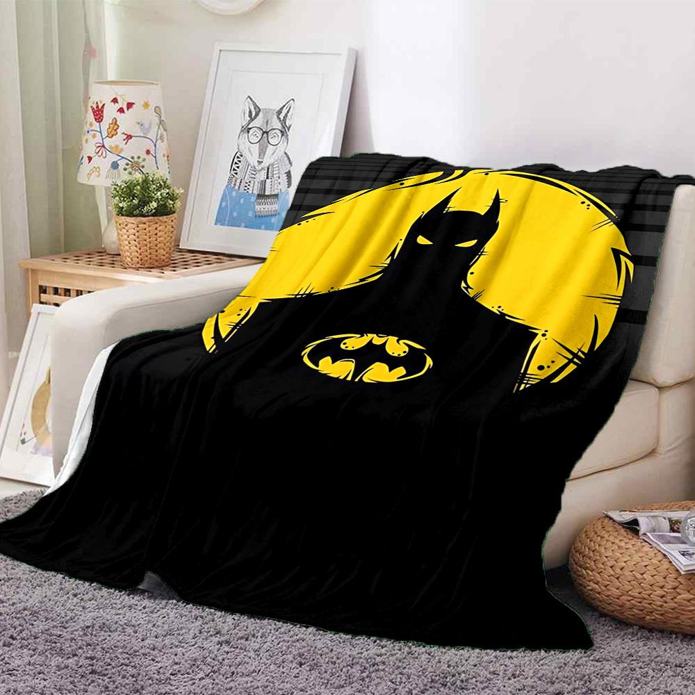 1pc Batman, Superhero Blanket Polyester Fiber, All Season Comfort for Sofa, Bed, Office, Car, Camping Ideal Home Decor & Gift, Office Comfort