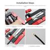 Cycle Hydraulic Hose Cutter and Needle Insertion Tool for Precision Cutting and Installation In Hydraulic Brake Systems