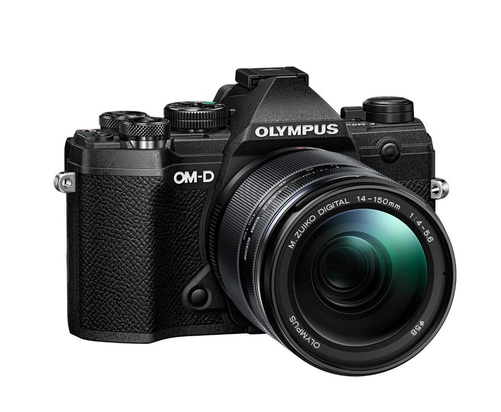 OLYMPUS Mark III Mirrorless Camera with II Lens Black OM-D E-M5 14-150mm Kit,