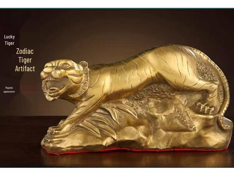 Chinese Zodiac Bronze Brass Ornaments: Rat, Ox, Tiger, Rabbit, Dragon, Snake, Horse, Sheep, Monkey, Rooster, Dog, Pig Crafts