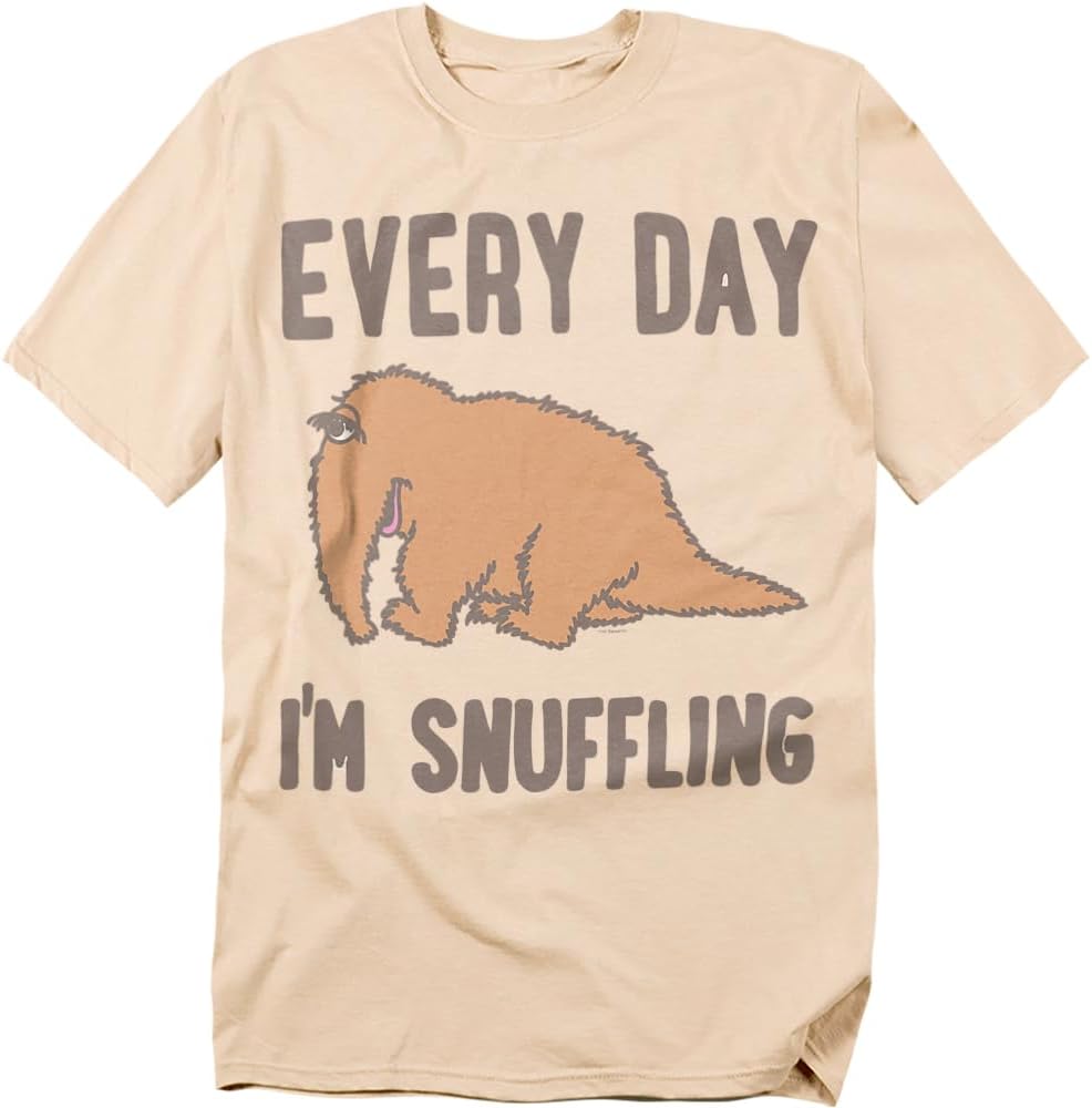 Sesame Street The Snuffle Shuffle Unisex Adult T Shirt S разноцветный