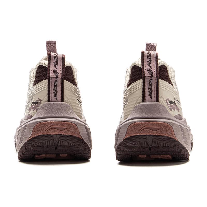 New LiNing Yijie Lite Version 2.0 Anti Slip Wear Resistant Low Top Hiking Shoes Women's Beige AHTV004-2