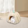 Cat Nest Teddy Kennel Cozy Velvet PP Warm Semi Enclosed Puppy Bed House for 4-10 kg Kitten All
