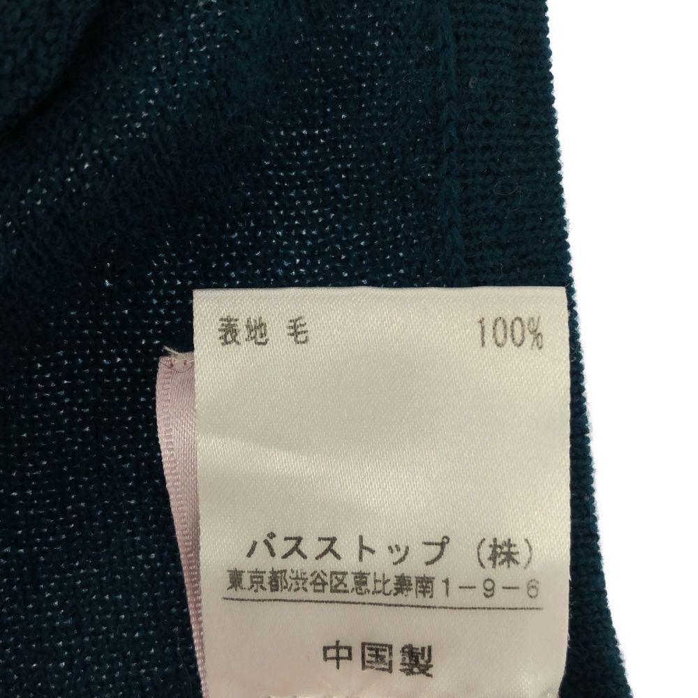 TOCCA 7 minutes sleeve knit cardigan M green Women Used