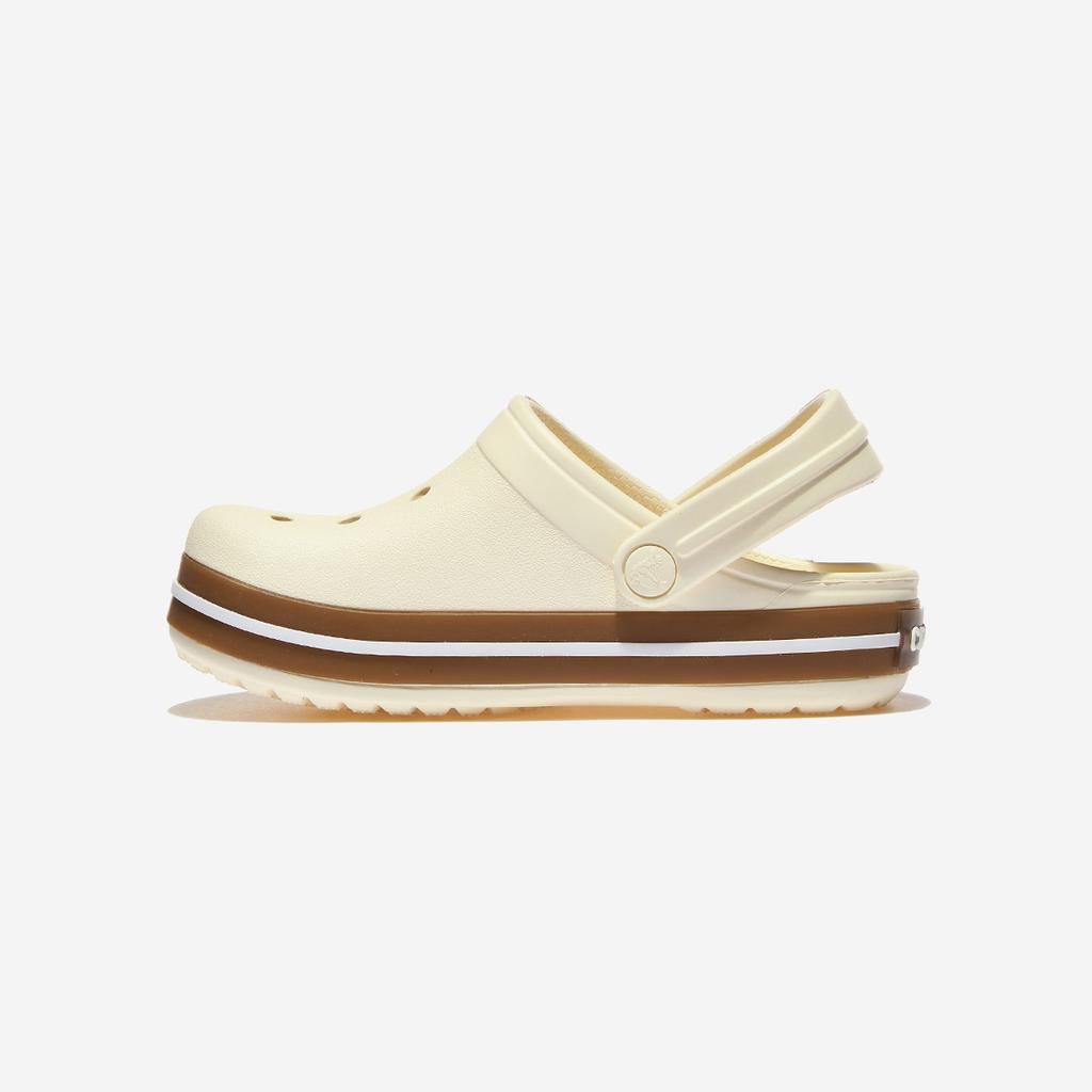 [Crocs] band Gum Clog Kids [CRS212775-SUMMIT WHITE]