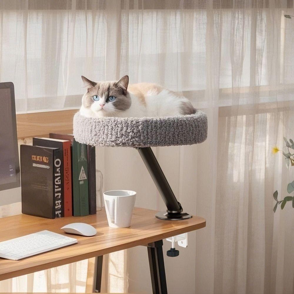 Space Saving Floating Cat Nest Soft&Comfortable Cat Hammock Cat Shelves Cat Climbing Racks Bedside