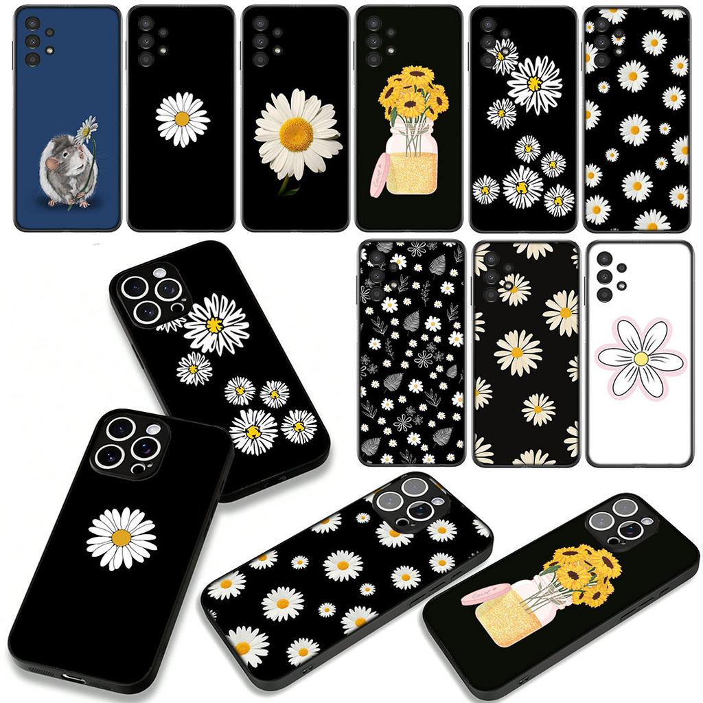 Phone Cover for Apple iPhone 16 15 14 Plus 13 12 Mini 17 Pro Max + 16E Air 16+ ProMax Case Fashion Fresh Little Daisy Flower