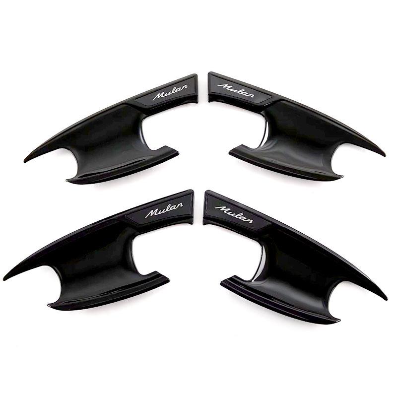 MG4 Mulan Carbon Fiber Rearview Mirror, Fog Light, Door Handle & Edge Trim Set for 2023.