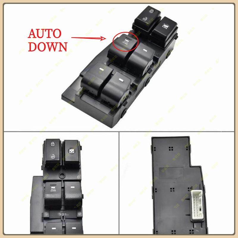 93570-F20004X 93570-F2100 18 PIN Window Left Front Master Lifter Switch Fit For Hyundai Elantra 2017 2018