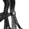 WALDHAUSEN Bridle with Black Rhinestones and Full Reins, X-LINE, Black, Size, W-HA-9579401