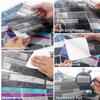 15cmX30cmX6PCS Waterproof Oilproof Wall Sticker Brick Tile Stickers