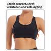 Plus Size Mesh High Shockproof Sports Bra For Women Yoga Fitness Running Workout