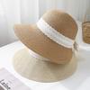 Summer Hats For Women Wide Brim Korean Style Sunshade Sun Protection With Bow Sun Hat Beach Accessories Bucket Hat Female New