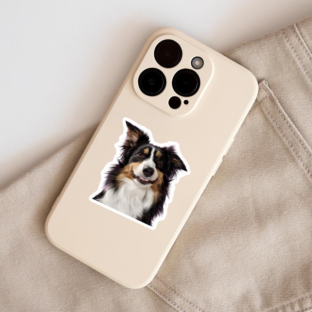 50 Cute Puppy Emoticon Packs Graffiti Stickers Mobile Phone Case Storage Box Laptop Hand Account Stickers DIY Stickers