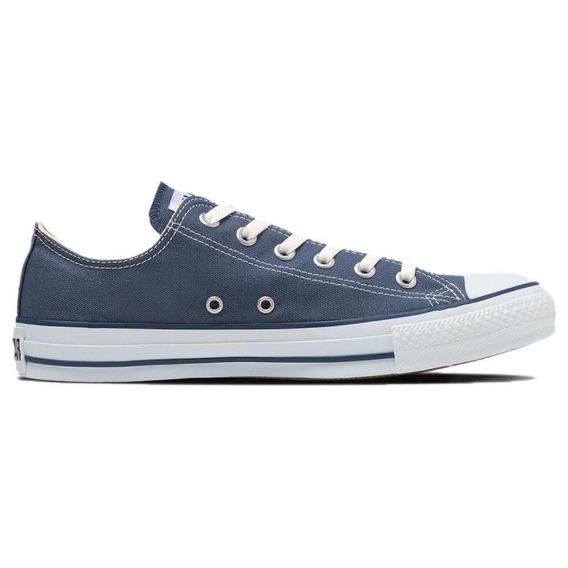 Converse All Star Series CANVAS ALL STAR OX Wear-resistant and lightweight low-top canvas shoes unisex style dark blue
