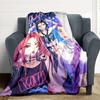 1PC Huntrix, K POP Blanket, Throw For Sofa, Bed, Travel, Camping, Livingroom,