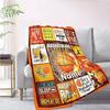 Flame Basketball Customize Your Name Blanket Warm Comfortable And Soft Blankets Are Suitable For Home Chairs Office Sofas Sofas Office Camping And