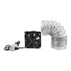 Smoke Absorber Fume Extractor Fan Pipe Duct Exhuast Fan USB Adjustable Speed Smoke Absorber Fume Extractor Fan Pipe Duct Exhuast