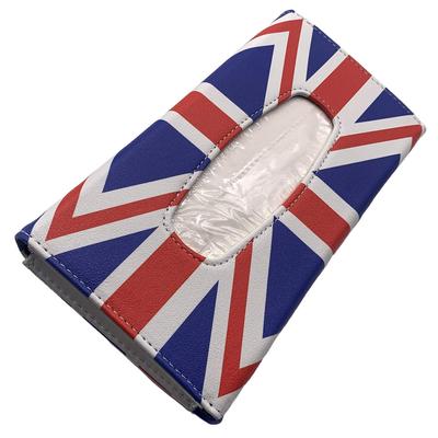 SKYBELL Taschentuchbox Sonnenblendenabdeckung Zubehör für Mini Cooper BMW MINI (Union Jack)