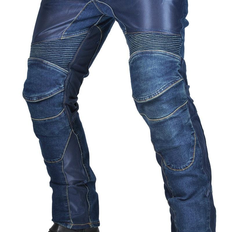 Men Women Motorcycle Riding Pants With Mesh Ventilation Stretchable Durable Crash Protection Use