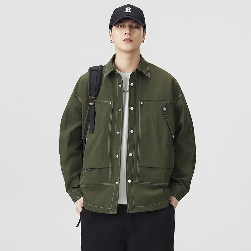 Jacket Men's Color Blocking 2025 Autumn and Winter New Men's Youth Windproof Fashion Casual Top Jacket Trend