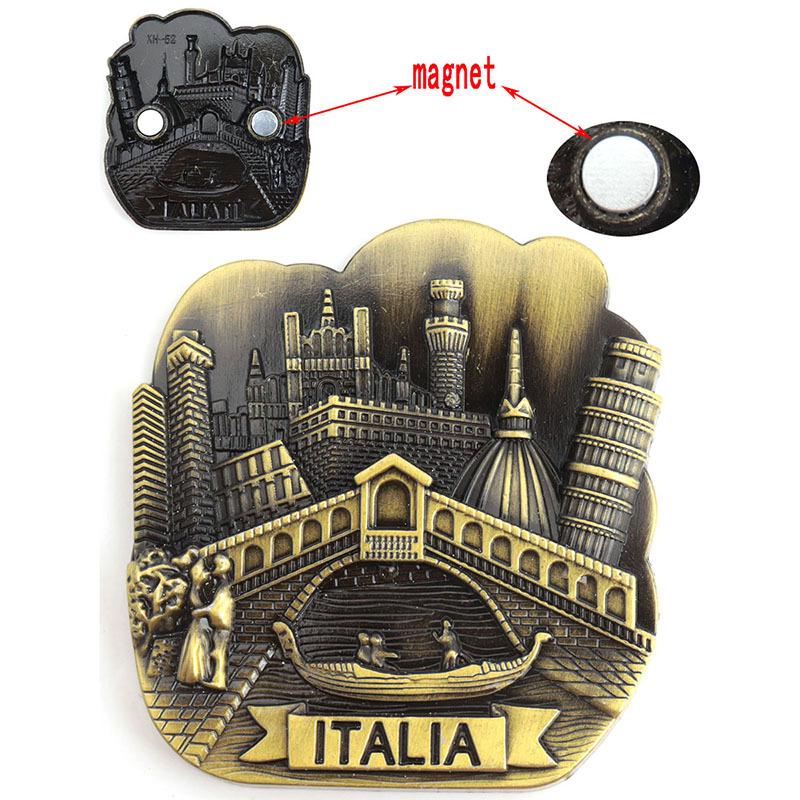 Magnete da Frigorifero & Apribottiglie 3D Retrò in Lega - Souvenir Unico di Viaggio nel Mondo Decorazione per Cucina