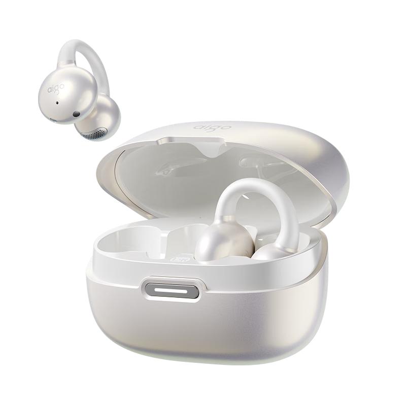 aigo Open-Ear Clip-On Bone Conduction True Wireless Bluetooth Headphones