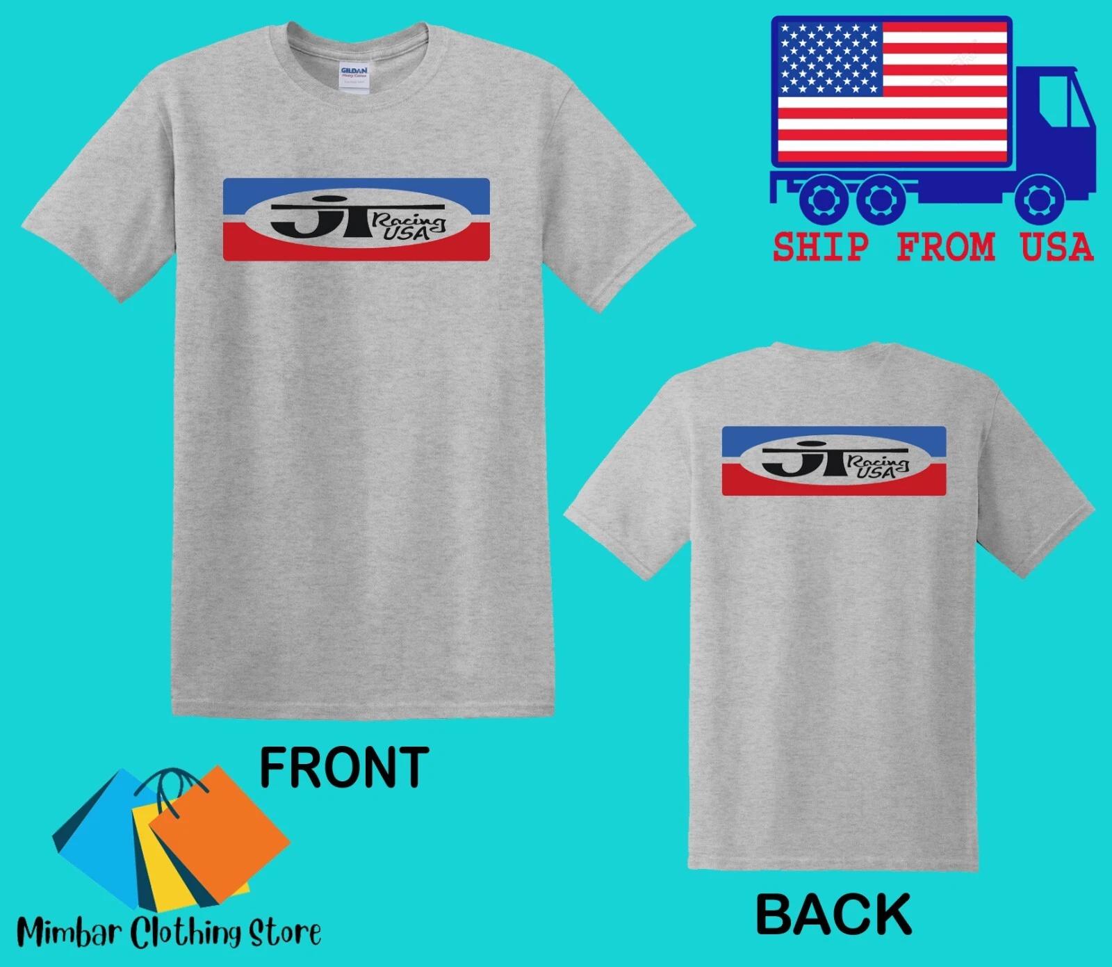 JT Racing USA Men s Gray Size S-5XL L