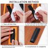 Multi-purpose Colorful Cabinet Pulls Auxiliary Window Door Wardrobe Pulls Furniture Decor Self-adhesive Handles Rectangular 2Pcs