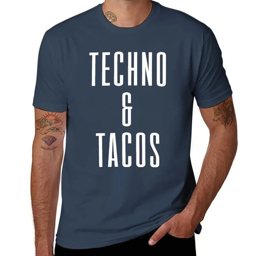 Techno T-Shirt Oversized T Shirt Quick Drying Blacks Tees Anime Shirts Men