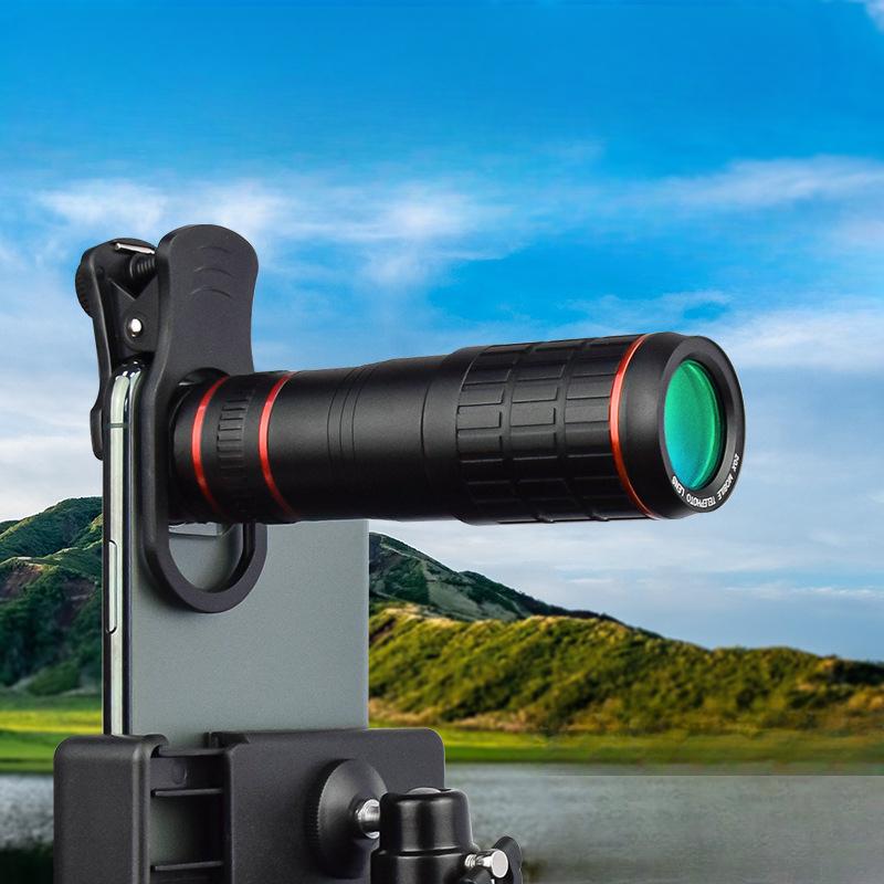 

Точечный оптовый универсальный 20-кратный телеобъектив для мобильного телефона 20 X металлический телескоп для внешней камеры