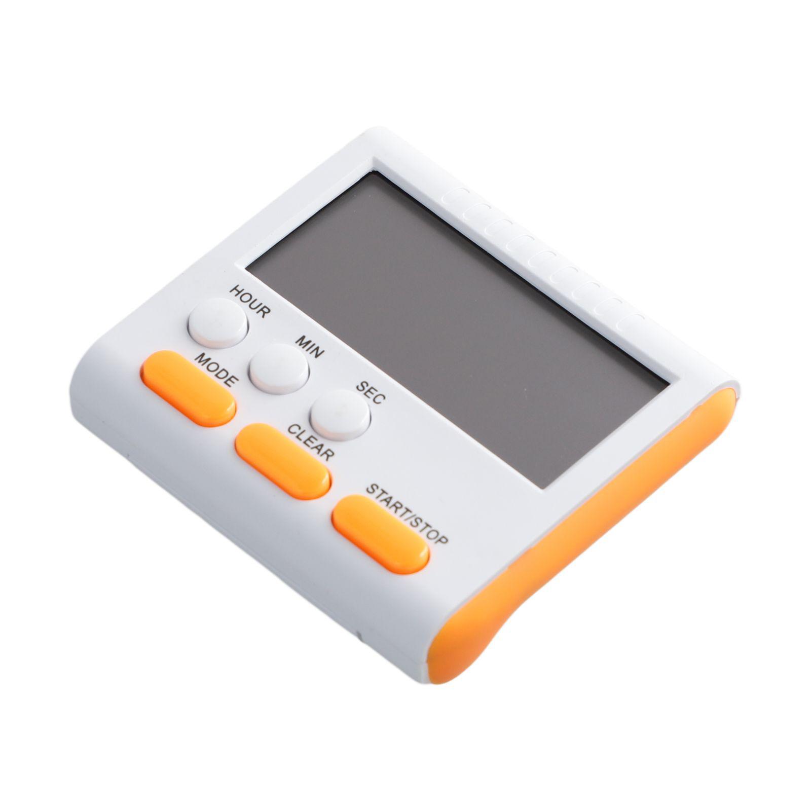 

Large LCD Clock Digital Timer Alarm Clock Timer Count Up Function Countdown Foldable Stand Multi Purpose Alarm чёрный