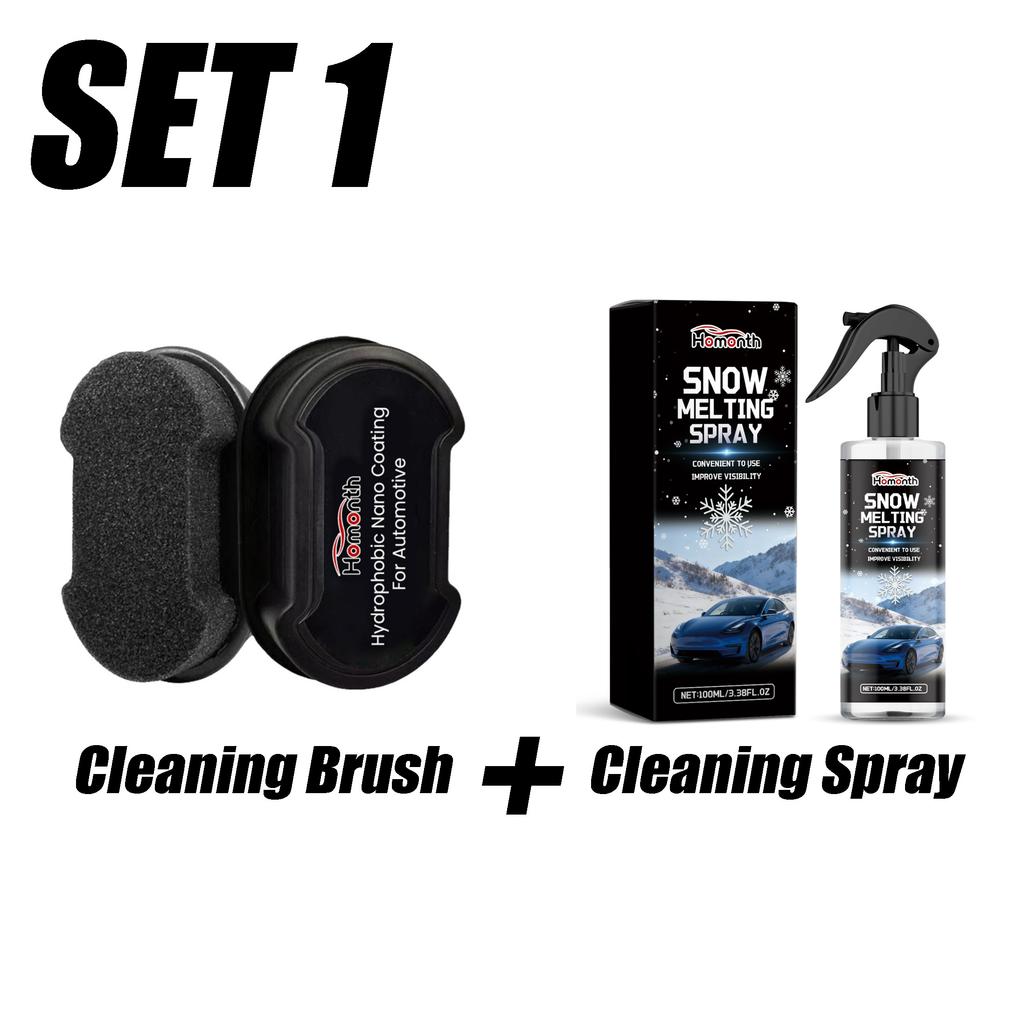 Car De Icer Spray Auto Snow Melting Agent Melts Frost Clear Vision Safe Driving Car Defrosting Snow Dissolving Cleaner Spray