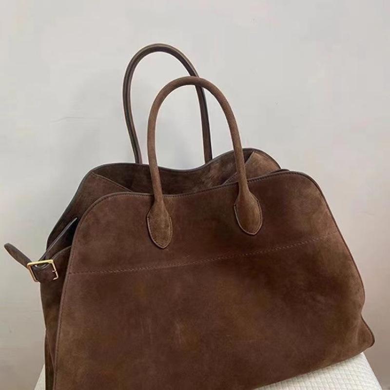 Women's Retro Commuter Tote: High-End Autumn/Winter Large-Capacity Handbag