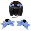 2 Stuks Vlinderknoop Motorfiets Hoed Decoratie 3D Moto Helm Oren Helm Accessoires