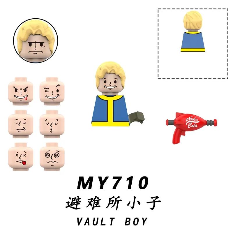 

MOC Военный Босс Игра T60 Силовая Броня Офицеры Солдаты Строительные Блоки Мини Аниме Экшн Фигурки Рыцари Роботы Кирпичики Игрушки