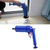Air Plunger for Toilet Blue Household Air Toilet Drain Blaster Plunger for Floor Drain Sink Sewer Bathtub