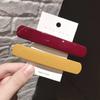Korean  Morandi Color Spring Hair Clip Women Girls Simple Hairpin Fashion Colorful Matte Barrette Hair Styling Accessories