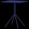 WEZHO Outdoor Iron Square Dining Table