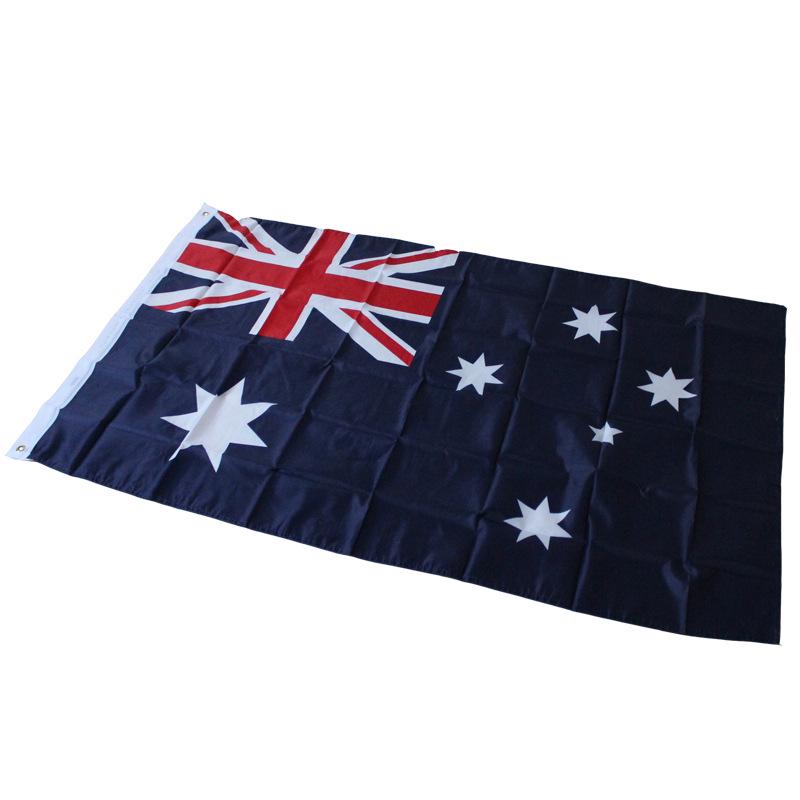 90 x 150 cm große australische Nationalflagge zum Aufhängen, Polyester. Australien-Flagge für den Innen- und Außenbereich