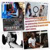 Professional Microphone Mic Bluetooth Sound Mixer Card For PC Condenser USB Wired Digital Live Wireless Soundcard Voice Changer