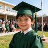 Conjunto de Robe e Chapéu de Formatura de Jardim de Infância 2026 Robe de Formatura com Zíper Escondido Borla Dourada Roupa de Formatura para Crianças do Ensino Fundamental