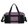 Color Block Fitness Bag Short-Distance Travel Bag Lightweight Storage Sports Bag