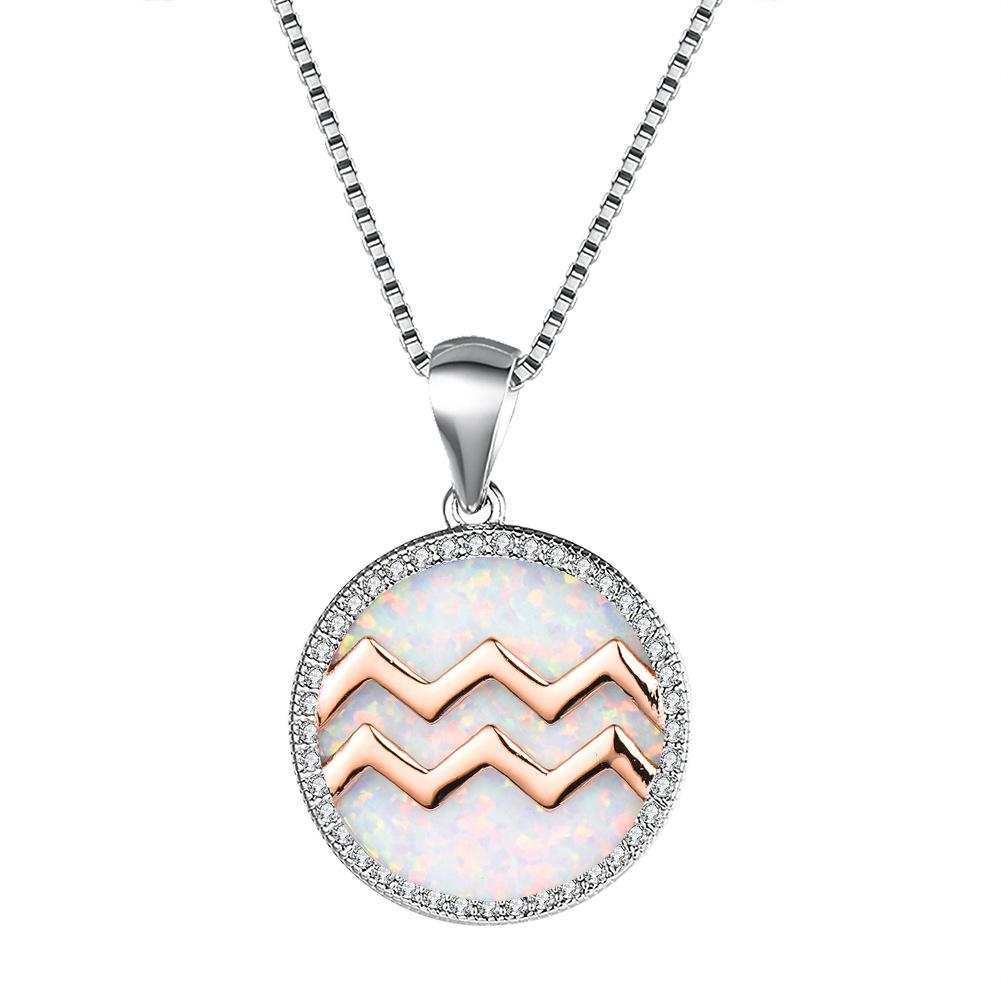 Necklace European and American 12 Constellation Necklace