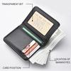 Portable Genuine Leather Car Logo Credit Card Holder for Volvo XC40 XC60 XC90 S60 S90 Slim Mini Wallet Auto Interior Accessories