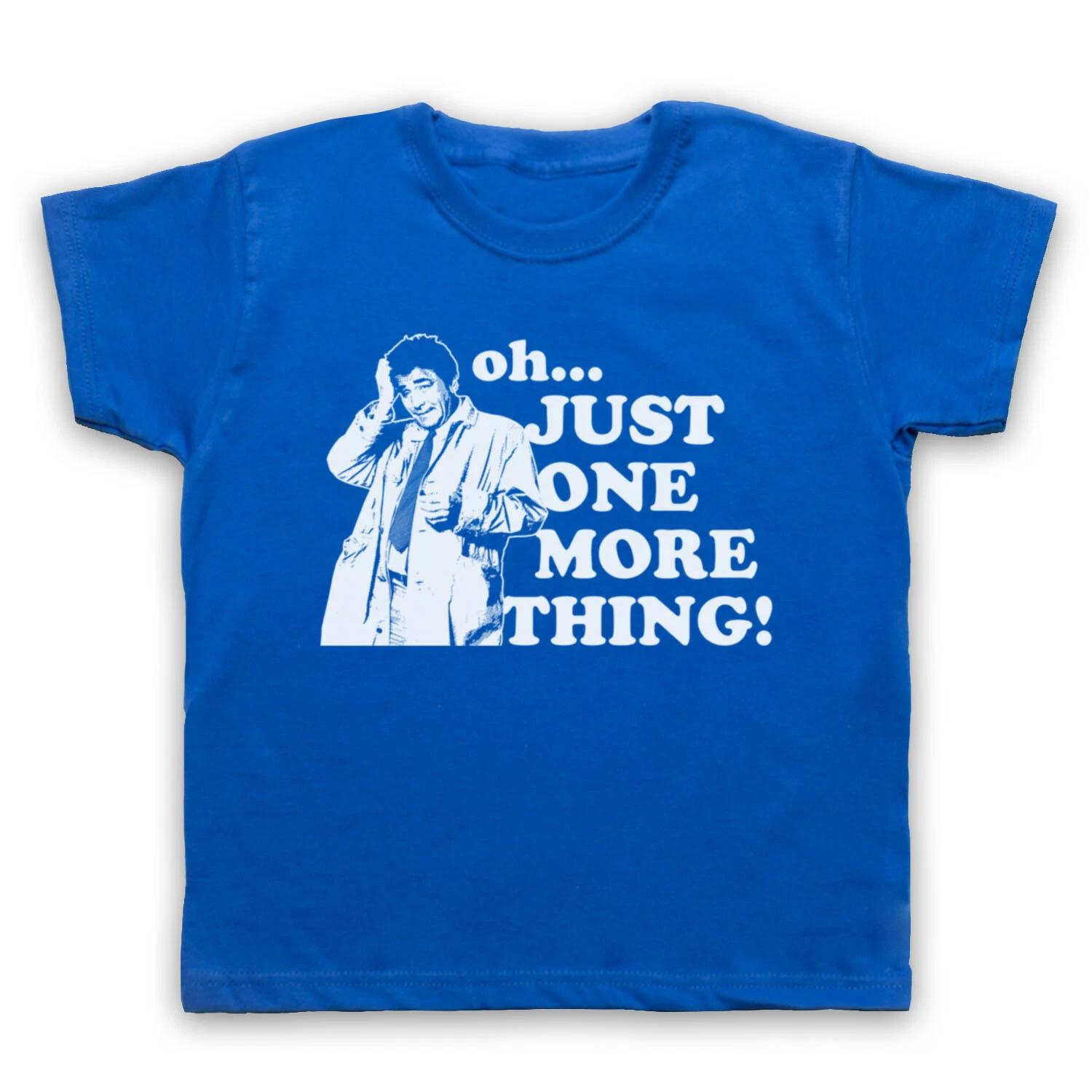 КОЛУМБО ЕЩЕ ОДНУ ВЕЩЬ ДЕТЕКТИВ ПРЕСТУПЛЕНИЕ ПИТЕР ФОЛК ДЕТИ ДЕТСКИЙ Мальчики Малыш Дети Футболка 150