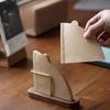 Porta Carta Filtro Caffè in Legno Scatola Portaoggetti Verticale per Filtri di Carta a Forma di Ventaglio a V Accessori Macchina da Caffè