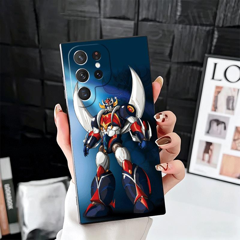 

M-Mazinger Z Anime Soft Phone Case for Samsung Galaxy S26 S25 Edge S24 Ultra S23 Plus S22 S21 FE S20 Black Cover Back Shell Samsung S22