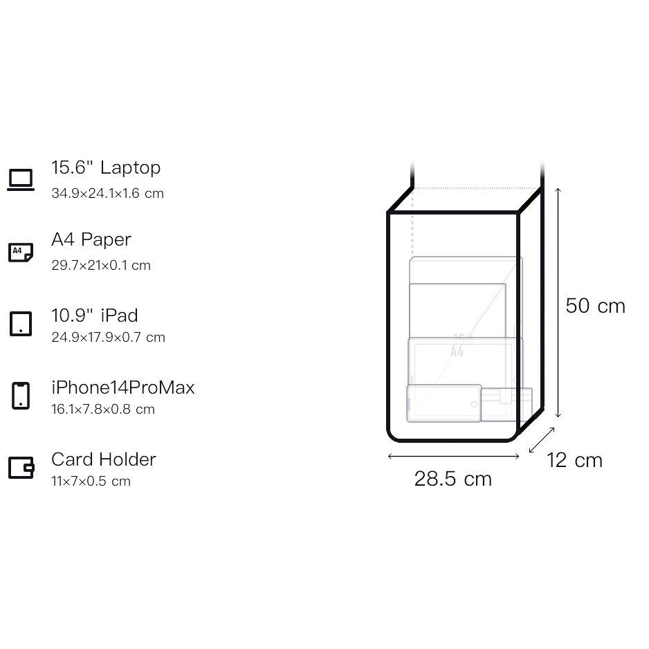 The North Face 20L Printed Large Capacity Backpack Women Backpack Black 4VPU-2LE